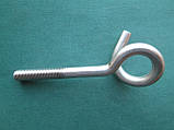 Гак гойдалковий з метричним різьбленням, нержавіюча сталь А2 (AISI 304), фото 4