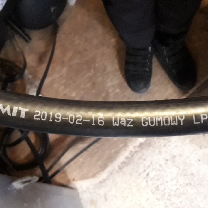 Шланг газу для ГБО 17мм 1м