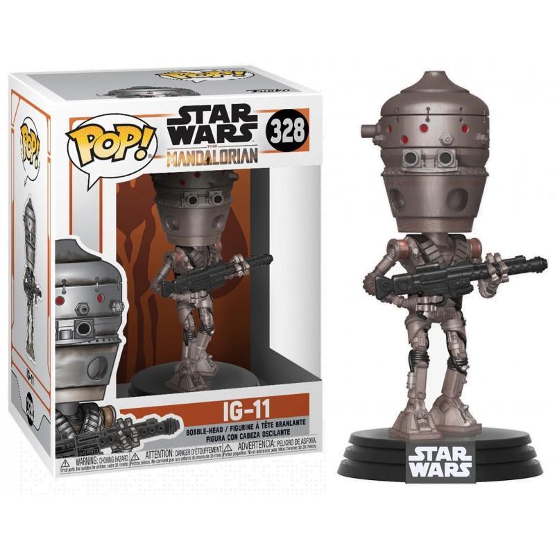 Фігурка Funko Pop Фанко Поп Зіркові Війни Мандалорець Star Wars The Mandalorian IG-11 IG-11 10см SW IG 328