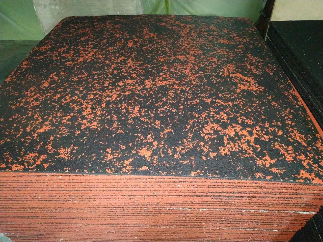 Гумове покриття "GALAXY" для тренажерного залу. Вкраплення крихти EPDM. Колекція KRIP.