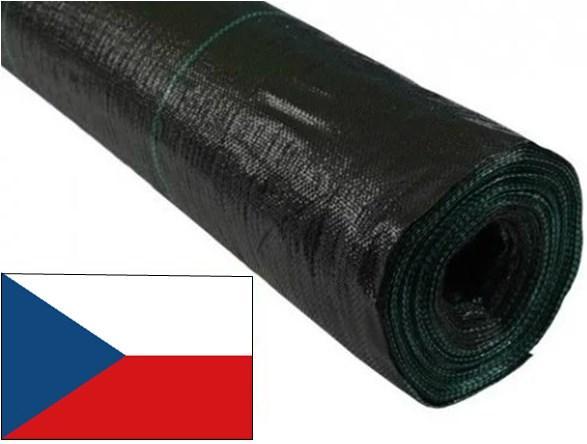 Агроткань 100г/кв.м 3,3 м х 100м AGROJUTEX, чорна, мульчуюча, поліпропіленова JUTA (Чехія)
