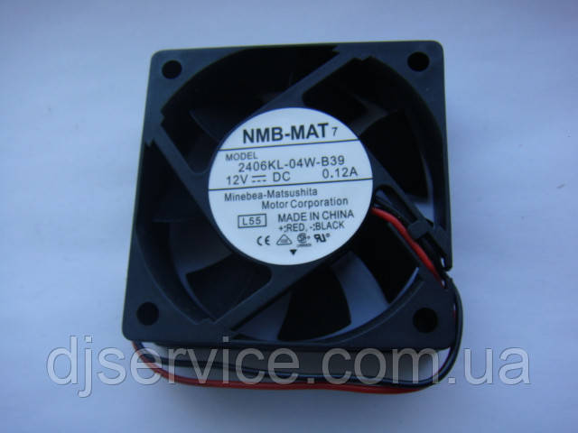 Вентилятор NMB-MAT 2406KL-04W-B39 60x60x20mm 12v для голів, підсилювачів