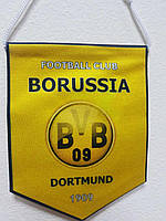 Вымпел тканевой "Евро клубы" FC Borussia Dortmund р.13*11 см.