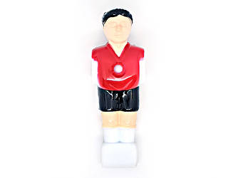 Футболіст для настільного футболу 16мм червоний