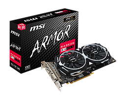 Відеокарта MSI Radeon RX 580 ARMOR 4GB OC б/у