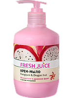 Крем-мило Fresh Juice "Frangipani & Dragon fruit" з дозатором (460 мл.)