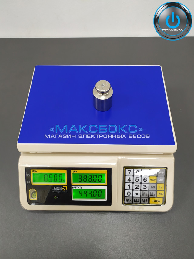 Торговые настольные весы до 15 кг с поверкой – PC 15 T