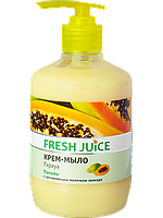 Крем-мило Fresh Juice "Papaya" з дозатором (460 мл.)