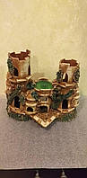 Керамічна декорація, дизайн акваріума, замок, фортеця, вежа з114