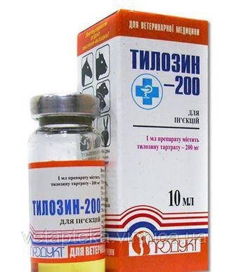Тилозин-200 10мл Продукт