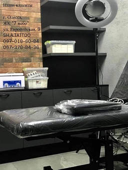 Сухожаровой шкаф Микростоп М1, массажный стол с электрической регулировкой высоты 269