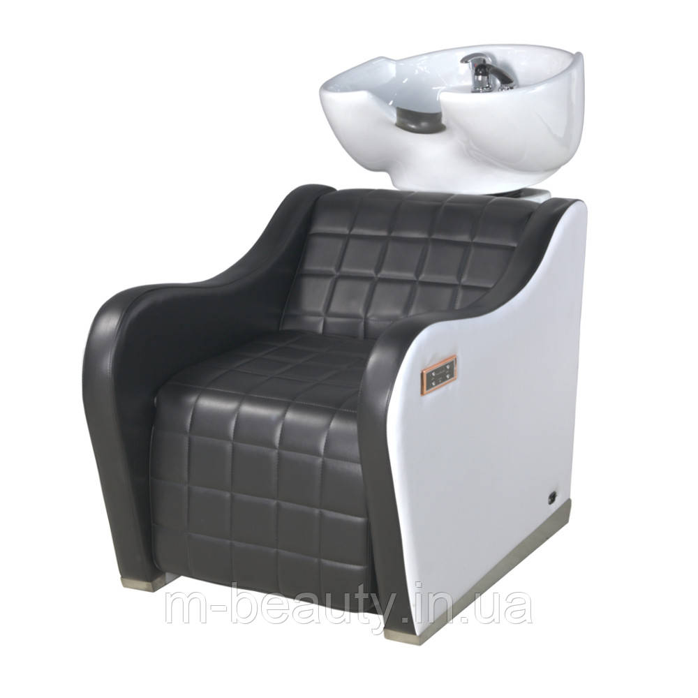 Перукарська мийка для barbershop крісло з масажем спини + підніжка автомат мод.2259