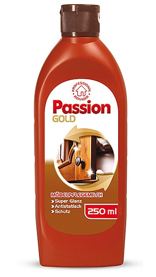Молочко для чищення та догляду за меблями Passion Gold 250 мл.