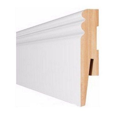 Плінтус підлоговий Arbiton Paint-It під фарбування MP0802 80x15 мм 2.42 м