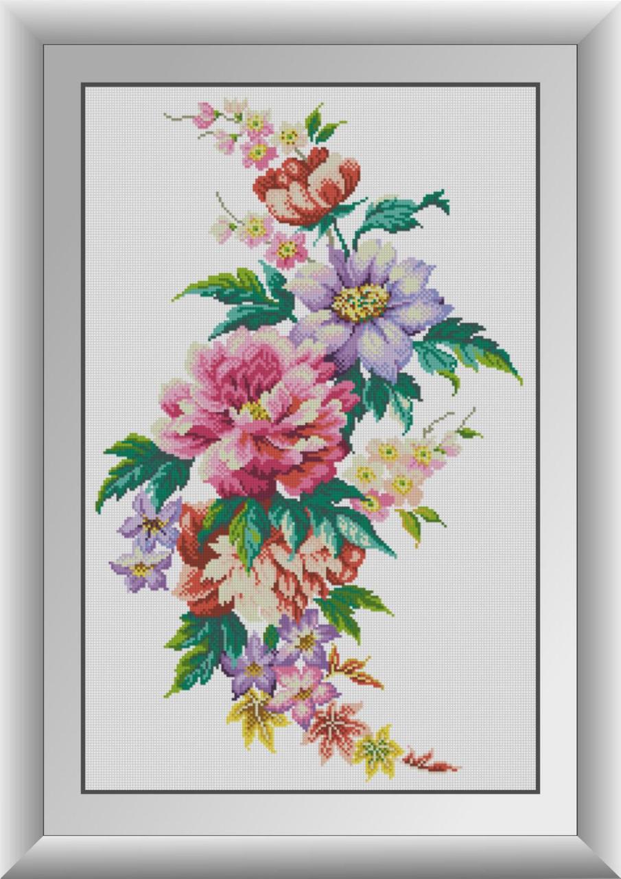Набір алмазного живопису Яскравий букет Dream Art 30894 (43 x 67 см), фото 1