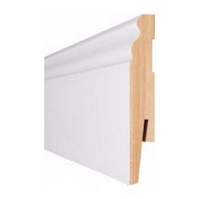 Плінтус підлоговий Arbiton Paint-It під фарбування MP1003 100x15 мм 2.42 м