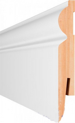 Плінтус підлоговий Arbiton Paint-It під фарбування MP1101 110x15 мм 2.42 м
