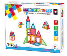 Магнітний конструктор 3D Magnetic Tiles 9911, 22 деталі