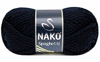 Nako SPAGHETTI ( Спагетті ) № 3088 темно-синій (Вовна з акрилом, нитки для в'язання)