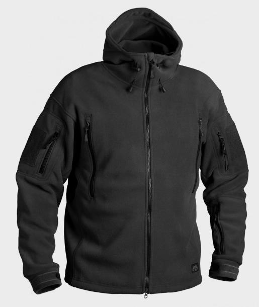Флісова кофта HELIKON-TEX PATRIOT з капюшоном Black (BL-PAT-HF-01) розм.3XL,L,M,S,XL,XXL