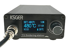 Паяльна станція T12, STM32 V2.01 OLED 1.3, 120Вт