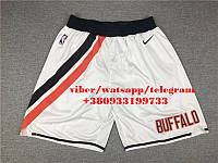 Белые Retro шорты Nike Buffalo команда Los Angeles Clippers шорты NBA Swingman