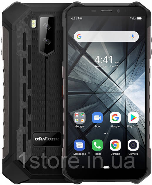 Захищений смартфон Ulefone Armor X5 3/32 GB Black, 5000 мА·год, NFC, IP68/IP69