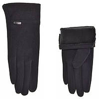 Рукавички жіночі теплі Grace 5526 XS (6) твідові чорні