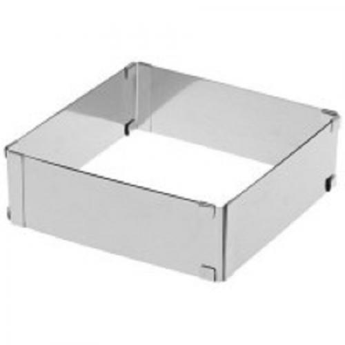 Кондитерська розсувна форма Квадрат для випічки 15см - 30 см, Н - 12см