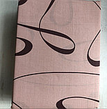 Двоспальний комплект постільної білизни 180х220 Ранфорс бавовна (11719) Українська постільна білизна, фото 2