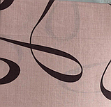 Двоспальний комплект постільної білизни 180х220 Ранфорс бавовна (11719) Українська постільна білизна, фото 3