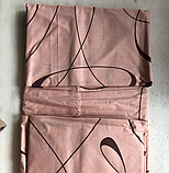 Двоспальний комплект постільної білизни 180х220 Ранфорс бавовна (11719) Українська постільна білизна, фото 5