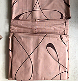 Двоспальний комплект постільної білизни 180х220 Ранфорс бавовна (11719) Українська постільна білизна, фото 6