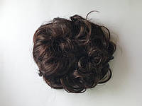 Шиньйон — гумка Viola зі штучного волосся, колір молочний шоколад