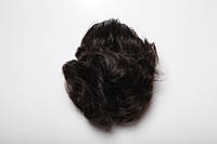 Шиньйон — гумка Viola зі штучного волосся, колір темно-каштановий