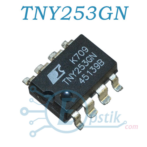 TNY253GN, мікросхема живлення, SMD8