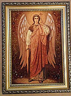 Картина из янтаря " Икона-Св. Архангел Михаил