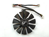 Вентилятор №114.1 кулер для видеокарты ASUS STRIX T129215SU PLD09210S12HH GTX1070 1080 RX 480 580 FDC10U12S9-C