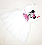 Плаття для танців Disney Minnie Mouse купальник із фатиновою спідницею 140, 146, фото 4