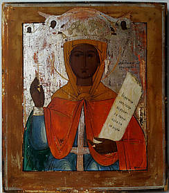 Ікона св. Параскева П'ятниця 19 ст. Російська імперія