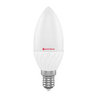 LED лампа Electrum E14 свеча 4W(320 lm) 2700K PA LС-10 алюмопластиковый корп.