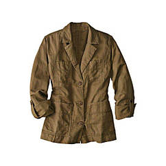 Куртка Eddie Bauer Womens Jacket Linen BROWN XS Світло-коричневий (7114375BR), 1164736 — 154