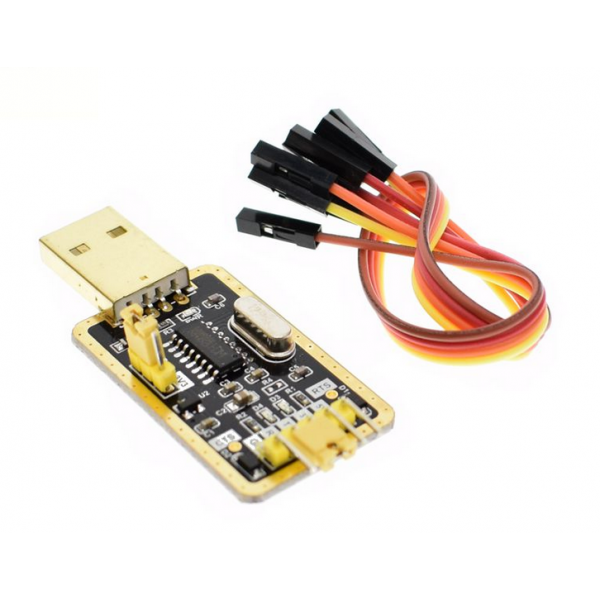 Перетворювач інтерфейсів USB — TTL UART (CH340G) + 4 перемички