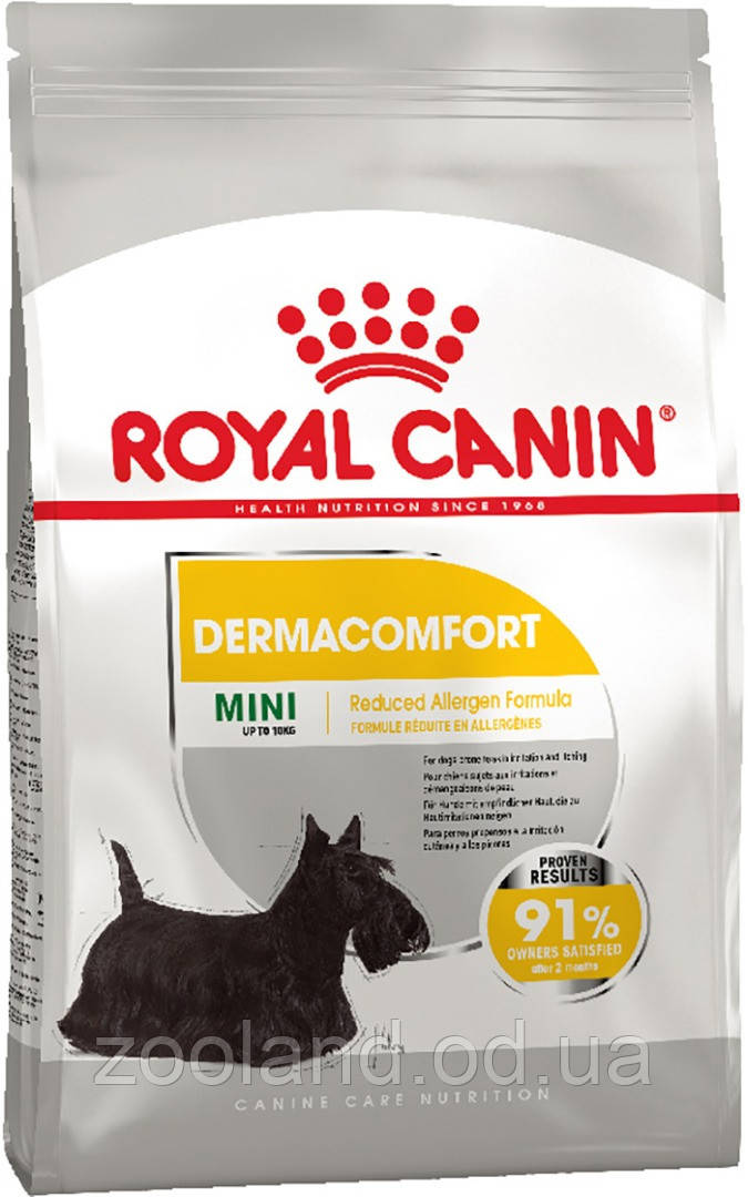 Royal Canin Mini Dermacomfort, 2,5кг+500гр кг