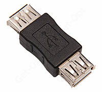 Адаптер Переходник USB2.0 (мама) на USB2.0 (мама)