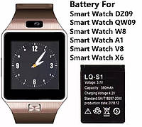 Аккумулятор LQ S1 380 mAh для Умных Смарт Часов A1 GT08 DZ09 QW09 Smart Watch