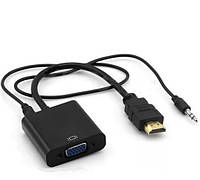 Конвертер HDMI VGA з Аудіо Перехідник для Т2 Xbox360 PS3 PC DVD