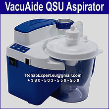 Портативний медичний аспіратор DeVilbiss VacuAide QSU Portable Suction Unit 27 L/min/3kg