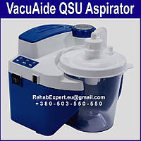 Портативний медичний аспіратор DeVilbiss VacuAide QSU Portable Suction Unit 27 L/min/3kg