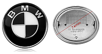 Эмблема логотип BMW БМВ 74 мм на капот багажник Е32 Е34 Е36 Е38 Е39 Е46 Е53 Е60